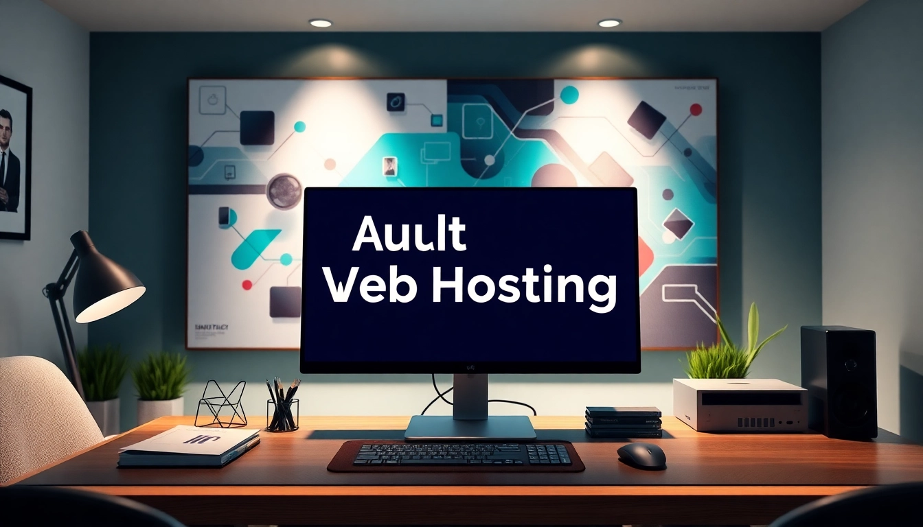 Engaging workspace layout for adult web hosting showcasing tools for digital marketing.