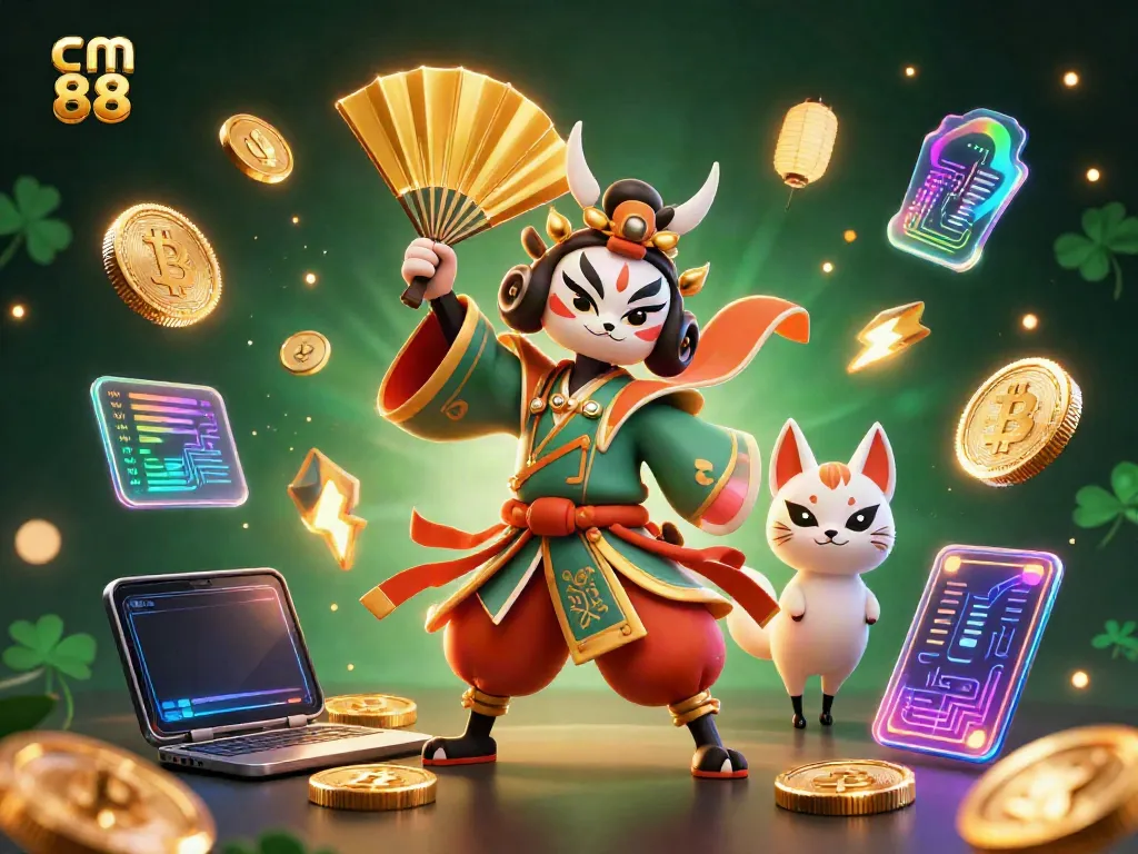 Experience exhilarating gameplay with cm 88, featuring vibrant characters and mystical elements in a 3D casino setting.