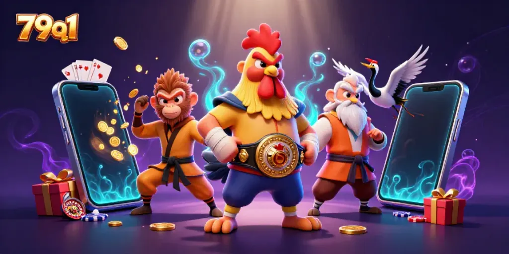 Engage in thrilling gaming at 79q1 featuring iconic characters and vibrant slot games.