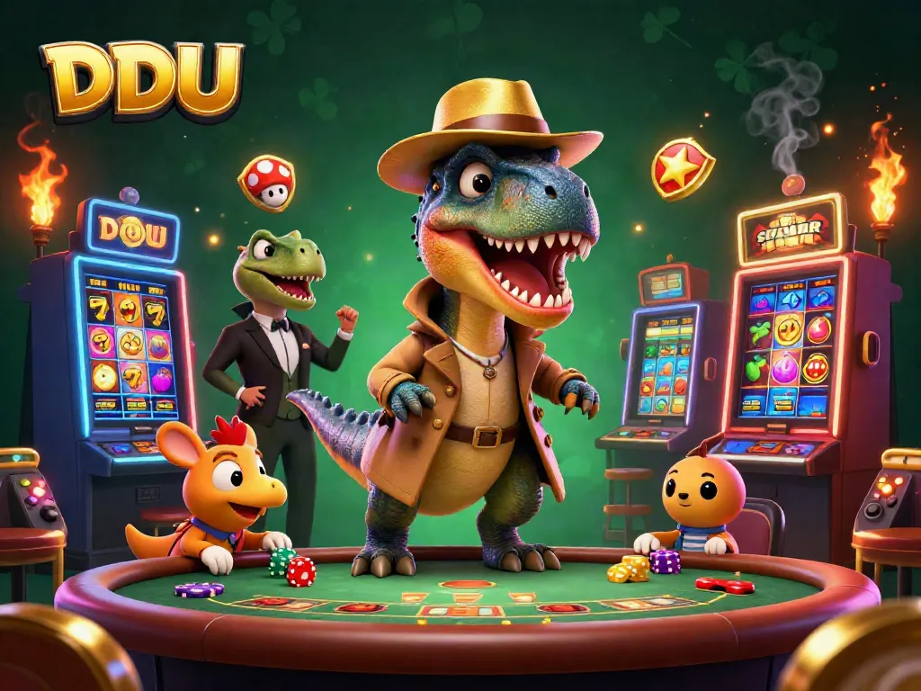 Enhance your gaming experience with DDUU's dynamic slots, featuring vibrant characters and exciting elements.
