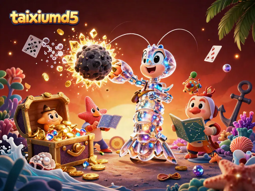 Experience taixiumd5's thrilling gameplay as the colorful galactic samurai battles for gold coins in an exciting casino-themed scene.
