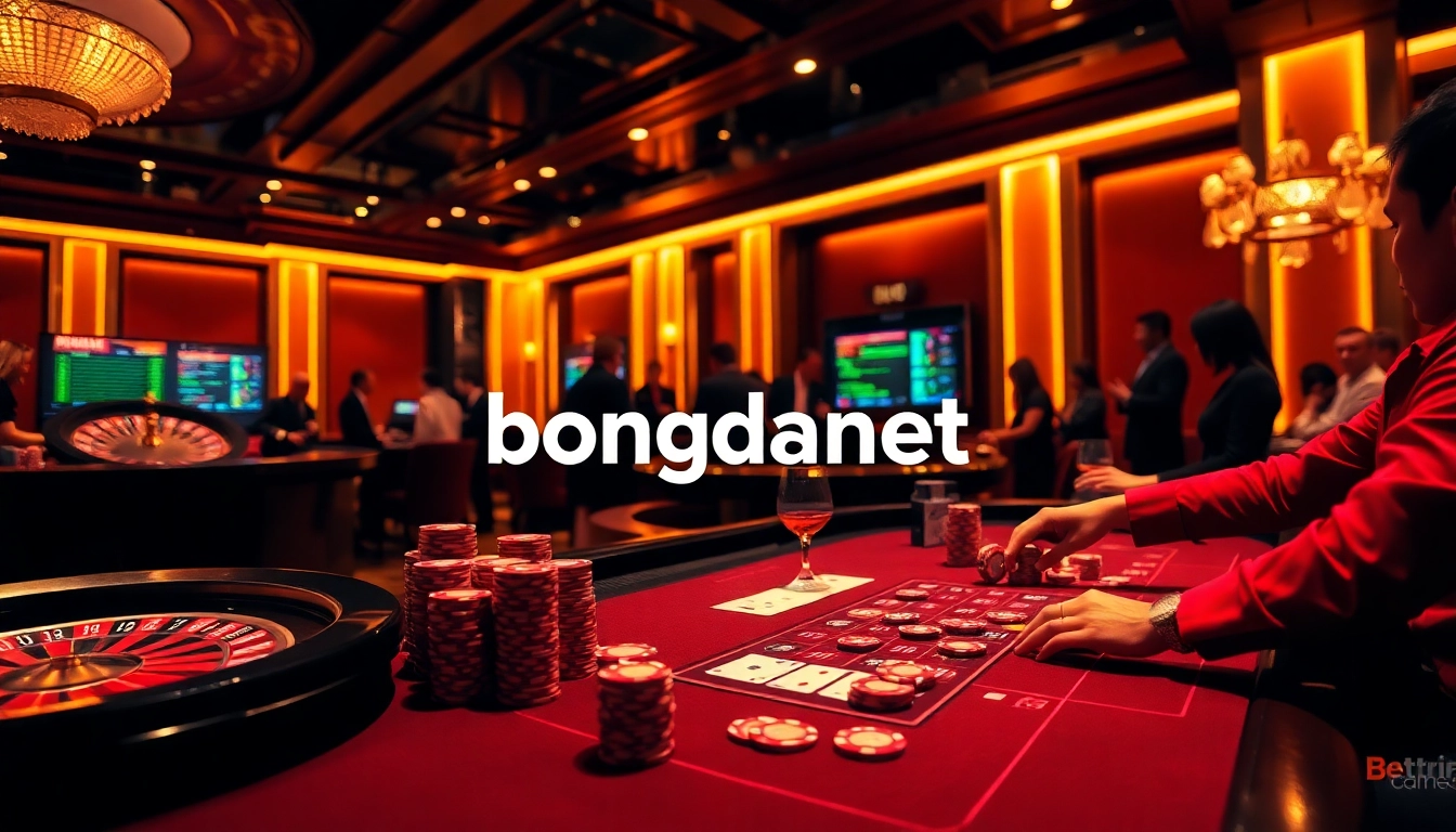 Experience the thrill of winning with BongdaNET at our luxurious poker table setup.