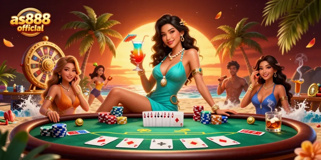 Experience the thrill of gambling at as888 official with a tropical casino paradise.