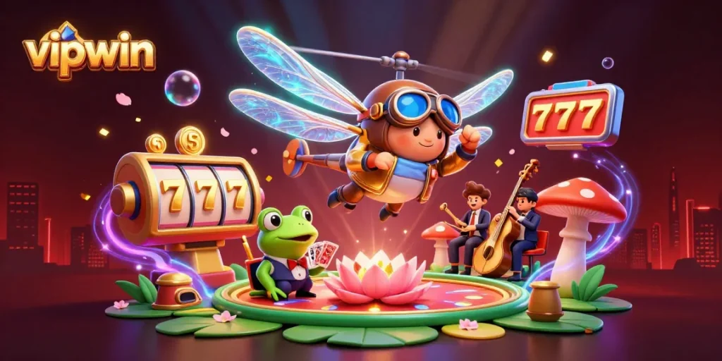 Experience thrilling jackpot action with vipwin at an exciting lily pad casino.